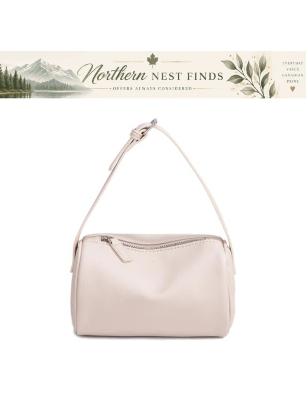 Covelin Lychee Leather Small Shoulder Bag Minimalist Top Handle Handbag